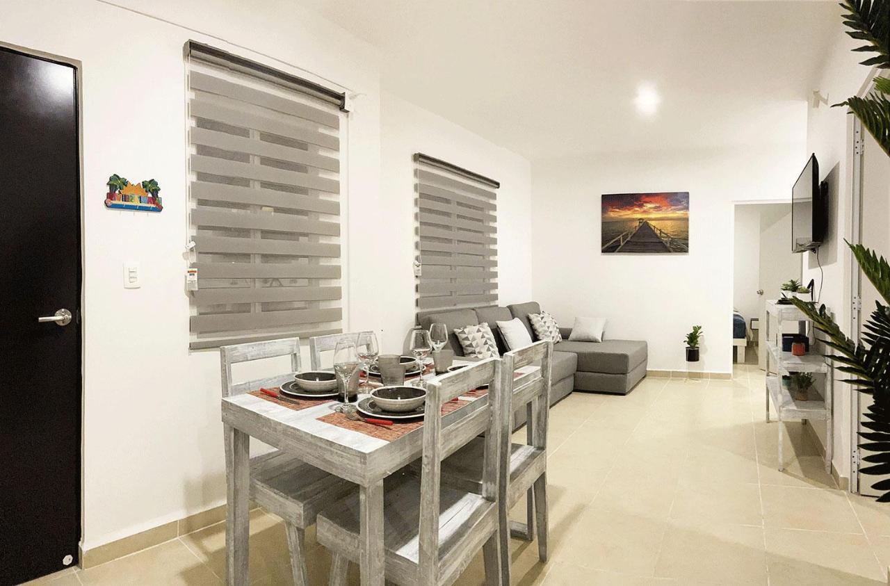 Angels Beach Condo Con Piscina, Parking Y Parque Playa del Carmen Luaran gambar
