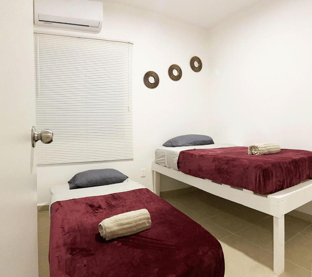 Angels Beach Condo Con Piscina, Parking Y Parque Playa del Carmen Luaran gambar